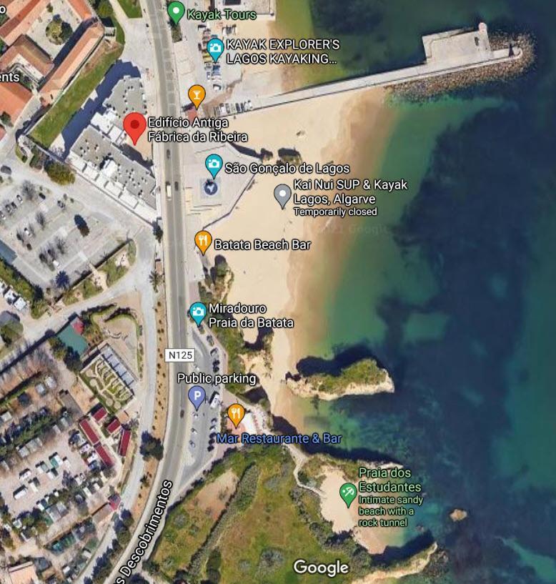 Potato Beach Apartment At Beach Front & Sea View Lagos Eksteriør bilde